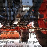 Цепи для крепления могут также быть пропущены через элементы крепления на технике и цепляться за платформу