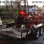 Цепи для крепления спецтехники увязали груз